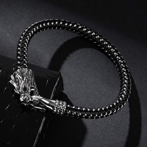 Dragon Titanium Steel Luck Bracelet