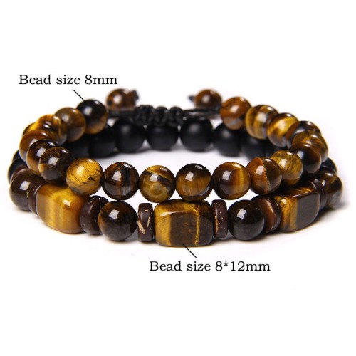Tiger Eye Hematite Courage Bracelet