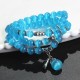 Cat Eye PiXiu Support Triple Wrap Bracelet