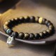 Vietnam Qinan Agarwood Turquoise Balance Strength Bracelet Vietnam Qinan Agarwood Turquoise Balance Strength Bracelet
