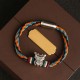 Sterling Silver Dragon Zodiac Protection Bracelet