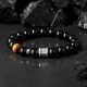 999 Silver Black Obsidian Tiger Eye Om Mani Padme Hum Bracelet 999 Silver Black Obsidian Tiger Eye Om Mani Padme Hum Bracelet