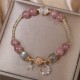 Strawberry Quartz Moonstone Love Bracelet