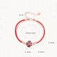 925 Sterling Silver Color-changing Four Leaf Clover Bracelet 925 Sterling Silver Color-changing Four Leaf Clover Bracelet