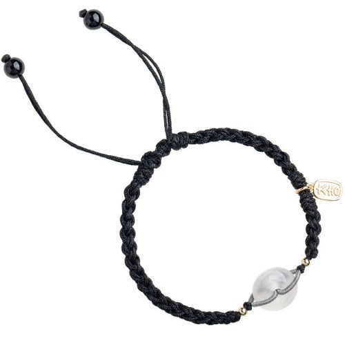 Chalcedony Peace Buckle Positive String Bracelet Chalcedony Peace Buckle Positive String Bracelet