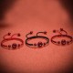 Natural Cinnabar Peace Buckle Blessing Bracelet Natural Cinnabar Peace Buckle Blessing Bracelet