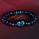 Ebony Wood Liuli Glass Lovely Cat Balance Bracelet Ebony Wood Liuli Glass Lovely Cat Balance Bracelet