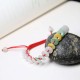 Round Jade Lucky Red String Weave Bracelet Round Jade Lucky Red String Weave Bracelet