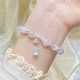 925 Sterling Silver Amethyst Cat's Eye Spiritual Star Bracelet 925 Sterling Silver Amethyst Cat's Eye Spiritual Star Bracelet