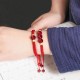 Cinnabar Red String Bracelet for Kids