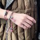 Tibetan Om Mani Padme Hum Silver Dzi Bead Protection Bracelet Tibetan Om Mani Padme Hum Silver Dzi Bead Protection Bracelet
