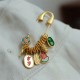 Fu Character Butterfly Brass Fortune Brooch Fu Character Butterfly Brass Fortune Brooch