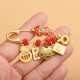 Gourd Dancing Lion Fu Character Blessing Brooch