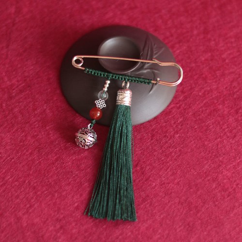 Retro Bell Tassels Brooch Retro Bell Tassels Brooch
