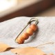 Vintage Sandalwood Agathis Ebony Beads Healing Brooch Vintage Sandalwood Agathis Ebony Beads Healing Brooch