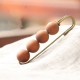 Vintage Sandalwood Agathis Ebony Beads Healing Brooch Vintage Sandalwood Agathis Ebony Beads Healing Brooch