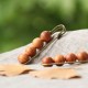 Vintage Sandalwood Agathis Ebony Beads Healing Brooch Vintage Sandalwood Agathis Ebony Beads Healing Brooch