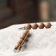 Vintage Sandalwood Agathis Ebony Beads Healing Brooch Vintage Sandalwood Agathis Ebony Beads Healing Brooch