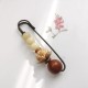 Vintage Bodhi Seed Boxwood Lotus Sandalwood Peace Brooch