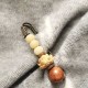 Vintage Bodhi Seed Boxwood Lotus Sandalwood Peace Brooch