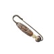 Nine-Eye Dzi Bead Bodhi Seed Lotus Protection Brooch Nine-Eye Dzi Bead Bodhi Seed Lotus Protection Brooch