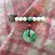 Bodhi Seed Jade Peace Luck Brooch