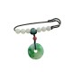 Bodhi Seed Jade Peace Luck Brooch