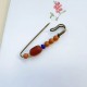 Bodhi Seed Agate Calm Harmony Brooch Bodhi Seed Agate Calm Harmony Brooch