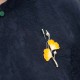 Handmade Yangzhou Velvet Mulberry Silk Ginkgo Leaf Brooch