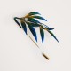 Handmade Velvet Mulberry Silk Green Yellow Blue Leaves Brooch Handmade Velvet Mulberry Silk Green Yellow Blue Leaves Brooch