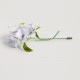 Handmade Velvet Mulberry Silk White Iris Brooch Handmade Velvet Mulberry Silk White Iris Brooch