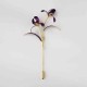 Handmade Velvet Mulberry Silk Orchid Flower Brooch Handmade Velvet Mulberry Silk Orchid Flower Brooch