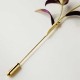 Handmade Velvet Mulberry Silk Orchid Flower Brooch Handmade Velvet Mulberry Silk Orchid Flower Brooch