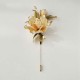 Handmade Velvet Mulberry Silk White Camellia Brooch Handmade Velvet Mulberry Silk White Camellia Brooch