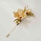Handmade Velvet Mulberry Silk White Camellia Brooch Handmade Velvet Mulberry Silk White Camellia Brooch