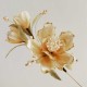 Handmade Velvet Mulberry Silk White Camellia Brooch Handmade Velvet Mulberry Silk White Camellia Brooch