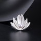 925 Sterling Silver Lotus Pearl New Beginning Brooch 925 Sterling Silver Lotus Pearl New Beginning Brooch
