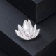 925 Sterling Silver Lotus Pearl New Beginning Brooch 925 Sterling Silver Lotus Pearl New Beginning Brooch