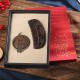 Natural Green Sandalwood Rosewood Peacock Butterfly Comb Natural Green Sandalwood Rosewood Peacock Butterfly Comb