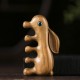 Small Leaf Sandalwood Bunny Relaxation Comb Small Leaf Sandalwood Bunny Relaxation Comb
