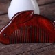 Small Leaf Sandalwood Bunny Comb with Gift Box Small Leaf Sandalwood Bunny Comb with Gift Box