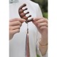Simple Green Sandalwood Tassel Massage Comb Simple Green Sandalwood Tassel Massage Comb