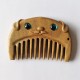 Chinese Zodiac Green Sandalwood Peace Mini Comb Chinese Zodiac Green Sandalwood Peace Mini Comb