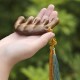 Simple Green Sandalwood Tassel Massage Comb Simple Green Sandalwood Tassel Massage Comb