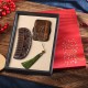 Natural Green Sandalwood Rosewood Peacock Butterfly Comb Natural Green Sandalwood Rosewood Peacock Butterfly Comb