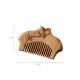 Green Sandalwood Flower Engraved Soothing Comb Green Sandalwood Flower Engraved Soothing Comb
