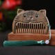 Chinese Zodiac Green Sandalwood Peace Mini Comb Chinese Zodiac Green Sandalwood Peace Mini Comb