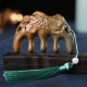 Green Sandalwood Plum Blossom Koi Fish Engraved Comb Green Sandalwood Plum Blossom Koi Fish Engraved Comb