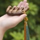 Simple Green Sandalwood Tassel Massage Comb Simple Green Sandalwood Tassel Massage Comb