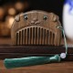 Chinese Zodiac Green Sandalwood Peace Mini Comb Chinese Zodiac Green Sandalwood Peace Mini Comb